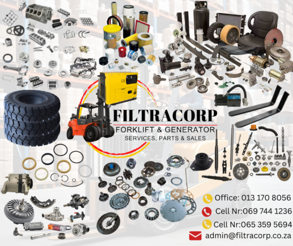 Forklift Parts We Supply Engines & Transmission Parts Starters, Alternators & Batteries Hydraulic Pumps, Cylinders & Hoses Brakes, Drums & Master Cylinders Forks, Chains & Mast Rollers Radiators,