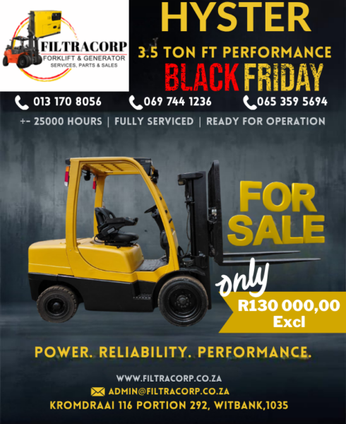 HYSTER 3.5 TON FT PERFORMANCE